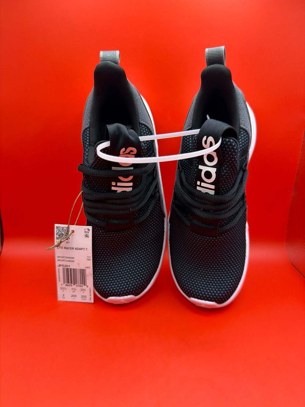 Adidas Lite Racer Adapt 7.0 Kids' Slip-On Shoes Size 2